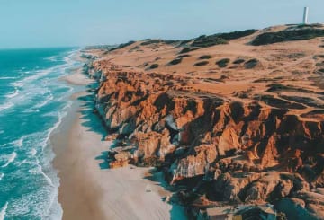 Praia de Morro Branco: conheça uma das mais belas praias do Ceará